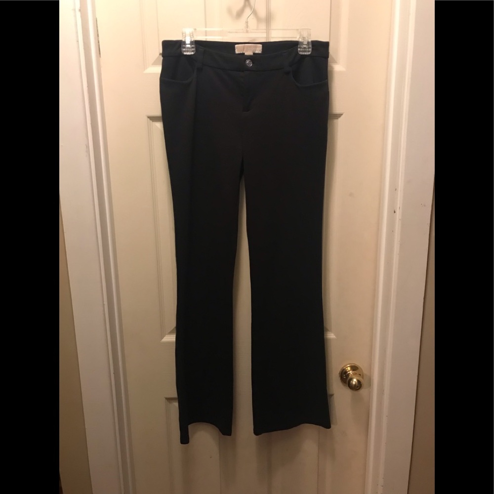Michael kors black stretchy dress pants size 8